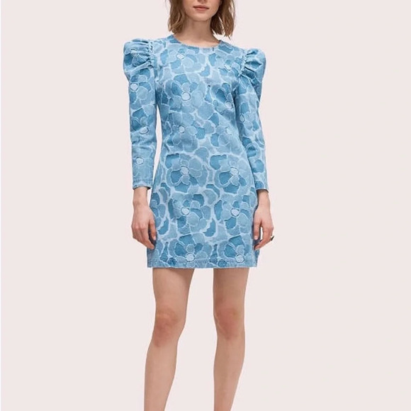 Kate Spade Abstract Peony Dress Size 12 - Picture 1 of 14